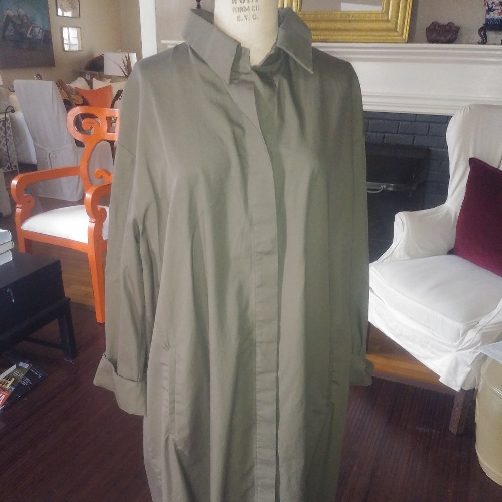 Uniqlo Women's Cotton Shirt Coat--NWOT--XL